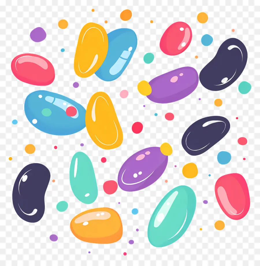 Jelly Beans，Dulces PNG