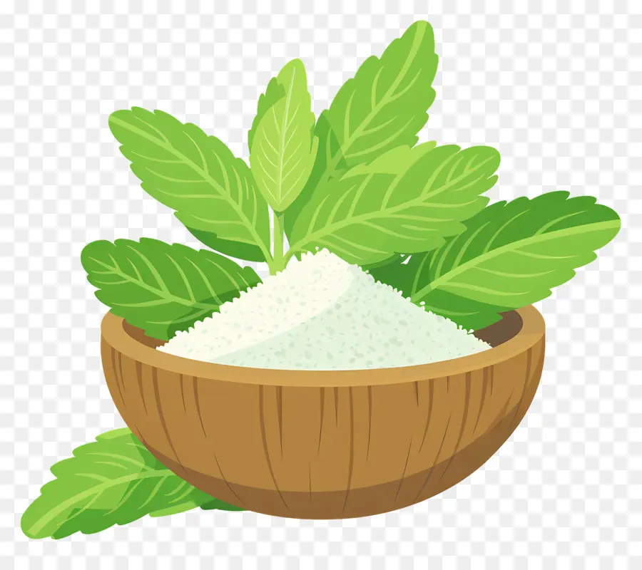 Hojas De Stevia，Polvo PNG