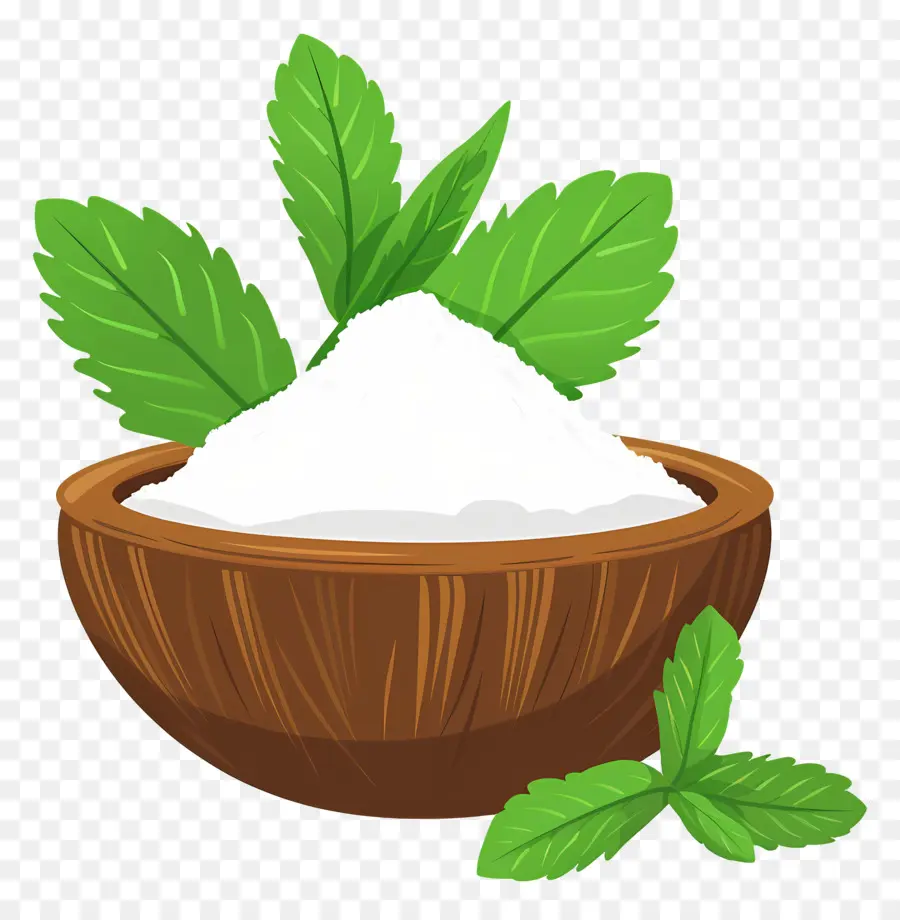 Hojas De Stevia，Polvo PNG