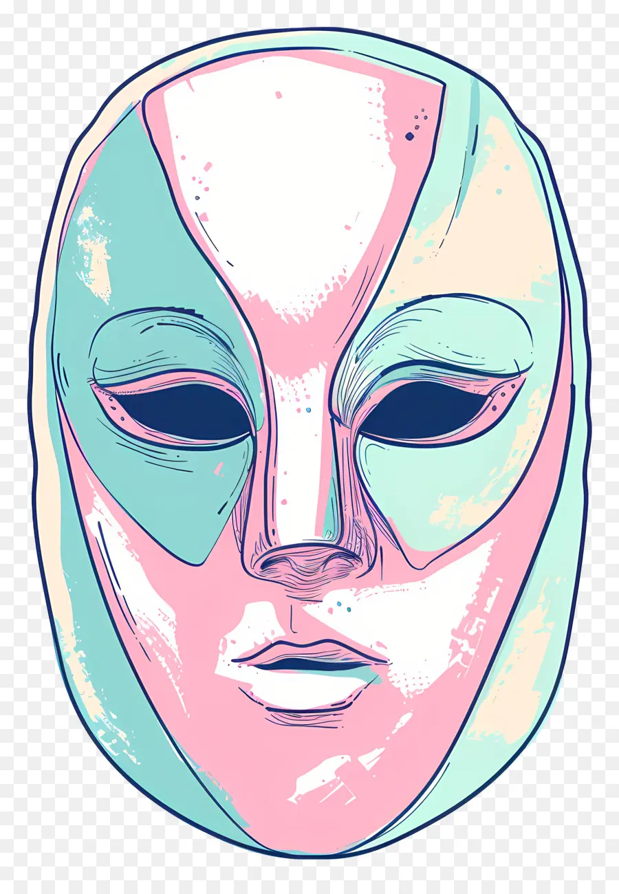 Mascarilla，Máscara Colorida PNG