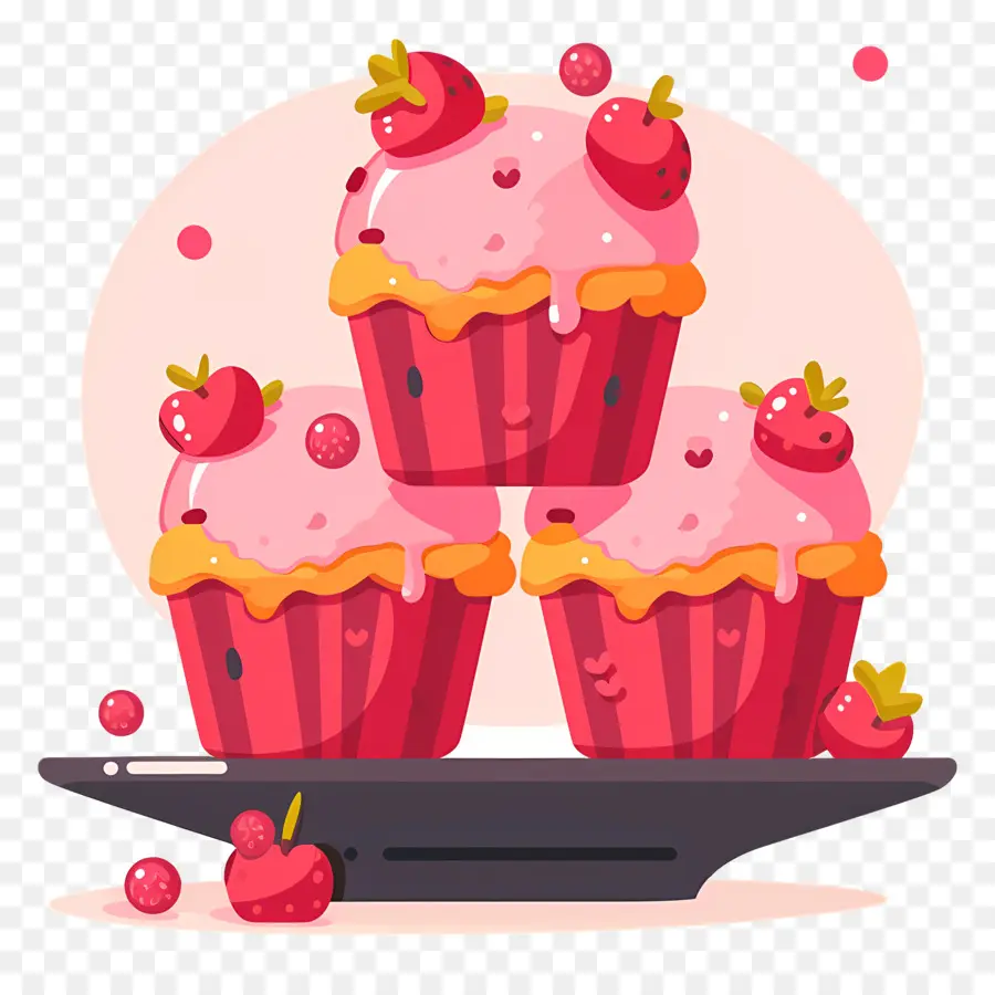 Panecillos，Cupcakes PNG