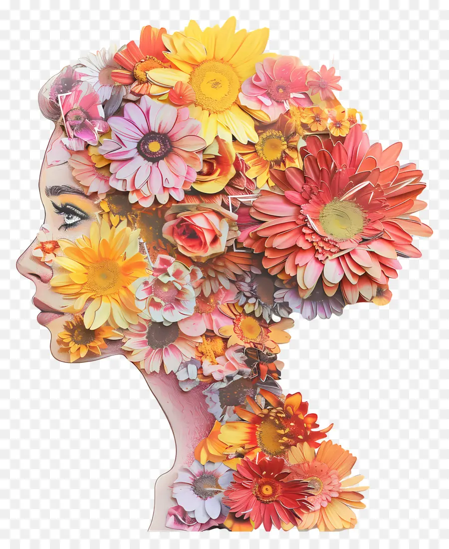 Niña De Las Flores，Mujer PNG