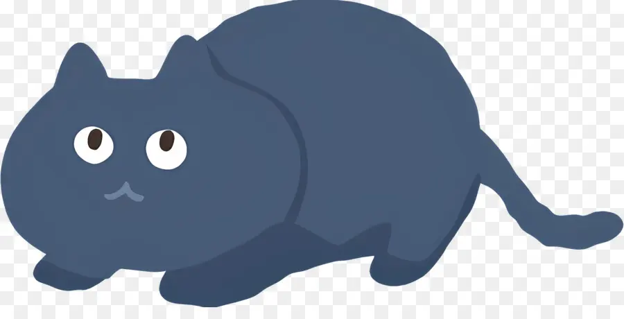 Gato De Dibujos Animados，Gato Azul PNG