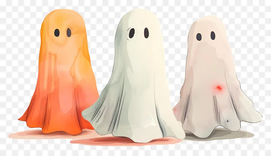 Halloween Fantasma，Figuras Fantasmales PNG