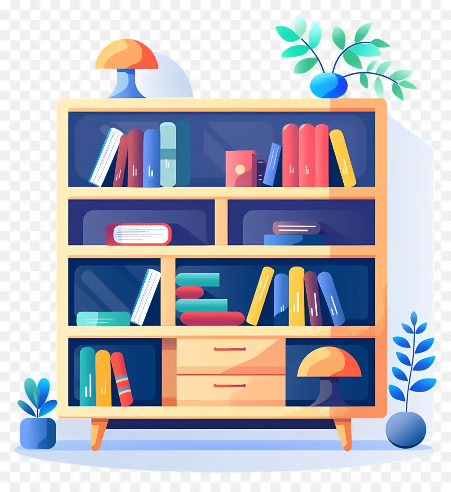 Bookshelf，Lámpara PNG