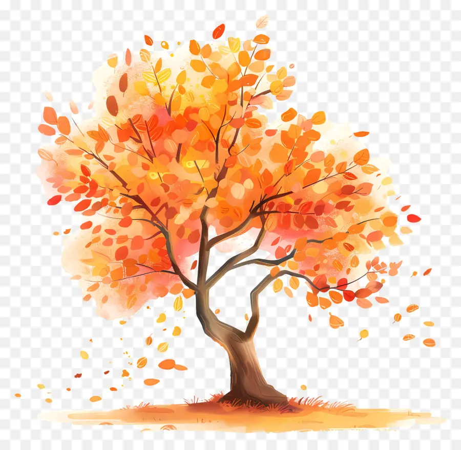 árbol De Otoño，Follaje Otoñal PNG