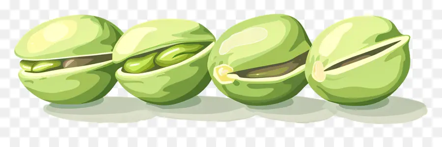 Pistacho，Guisantes Verdes PNG