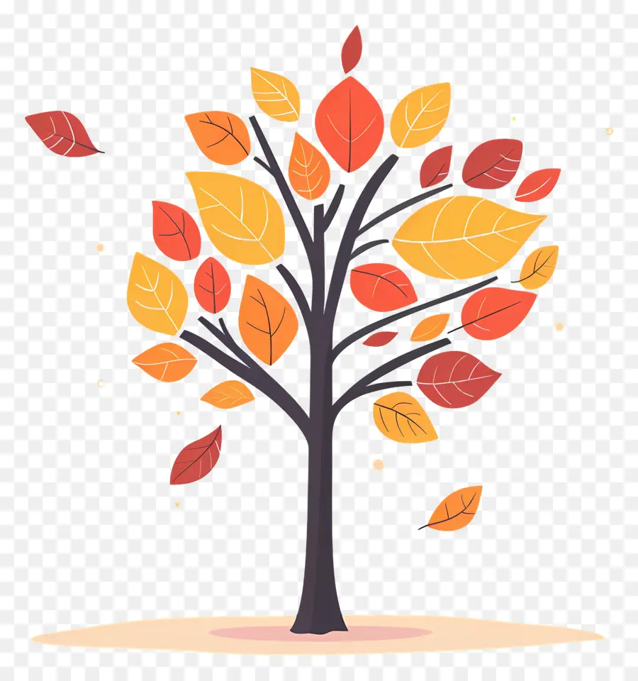 árbol De Otoño，La Historieta PNG