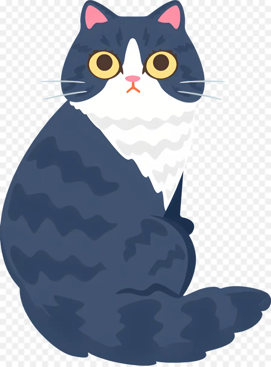 Gato De Dibujos Animados，Gato Rayado PNG