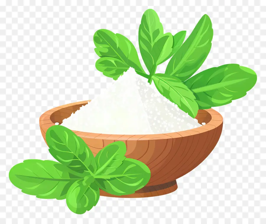 Hojas De Stevia，Polvo PNG