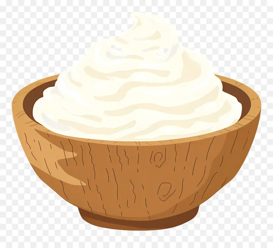 Crema Agria，Helado De Vainilla PNG