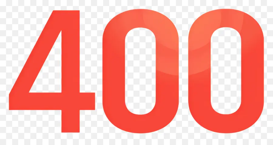 Número 400，Rojo PNG