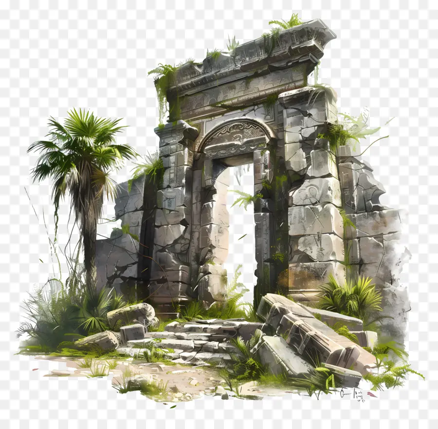 Ruinas，Arco De Piedra PNG