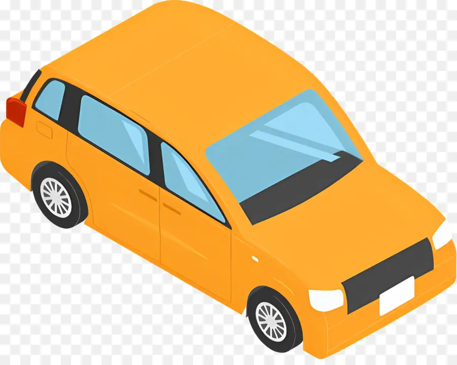 Dibujos Animados De Coches，Orange Coche PNG