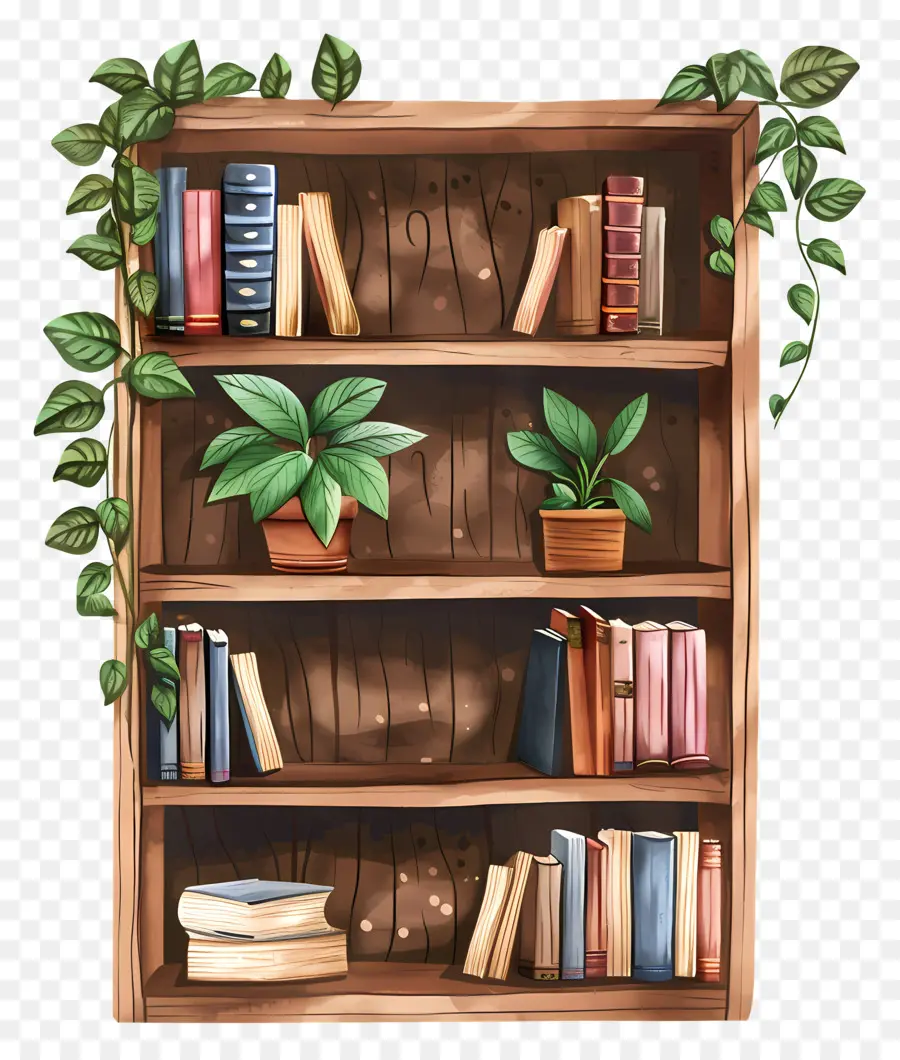 Estantería，Bookshelf PNG