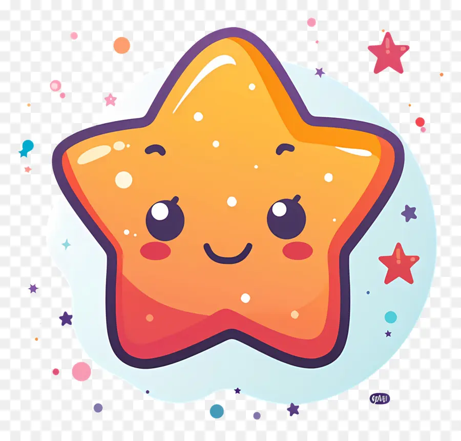 Linda Estrella，De Dibujos Animados De Estrellas PNG