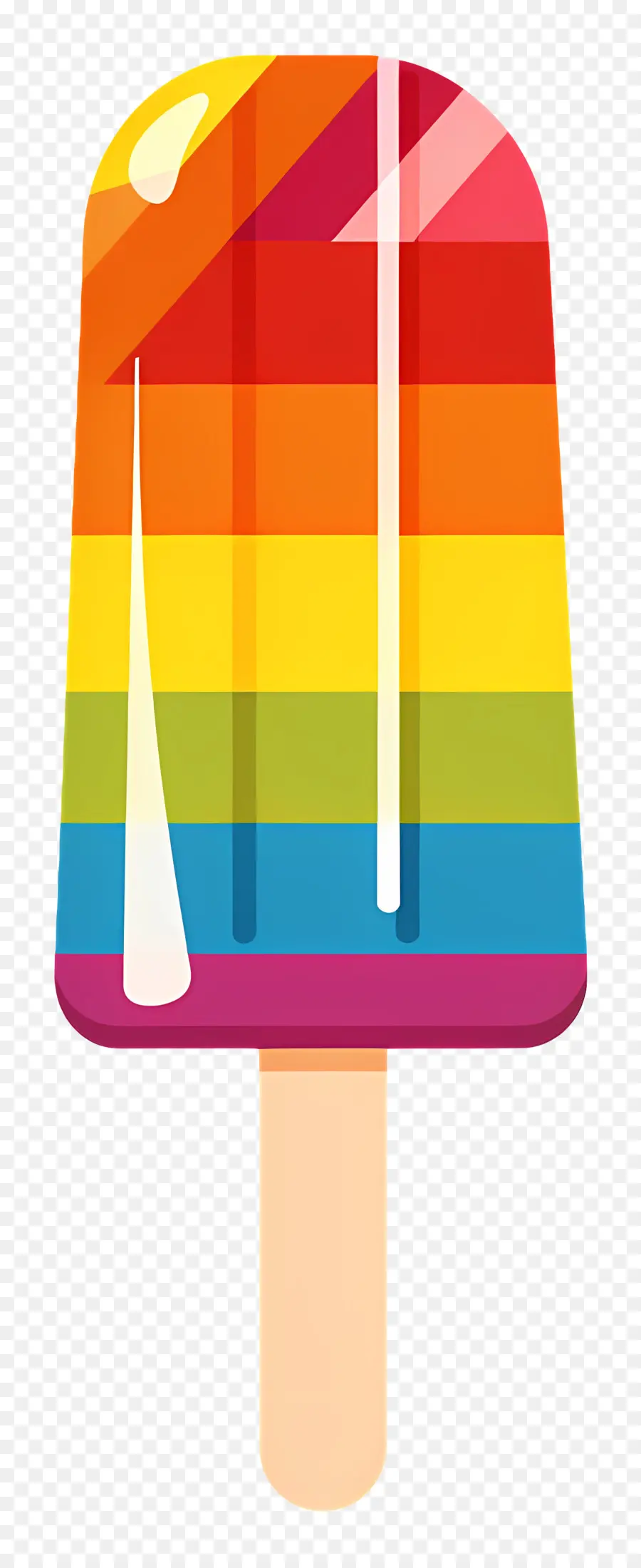 De Paletas，Arco Iris Lollipop PNG