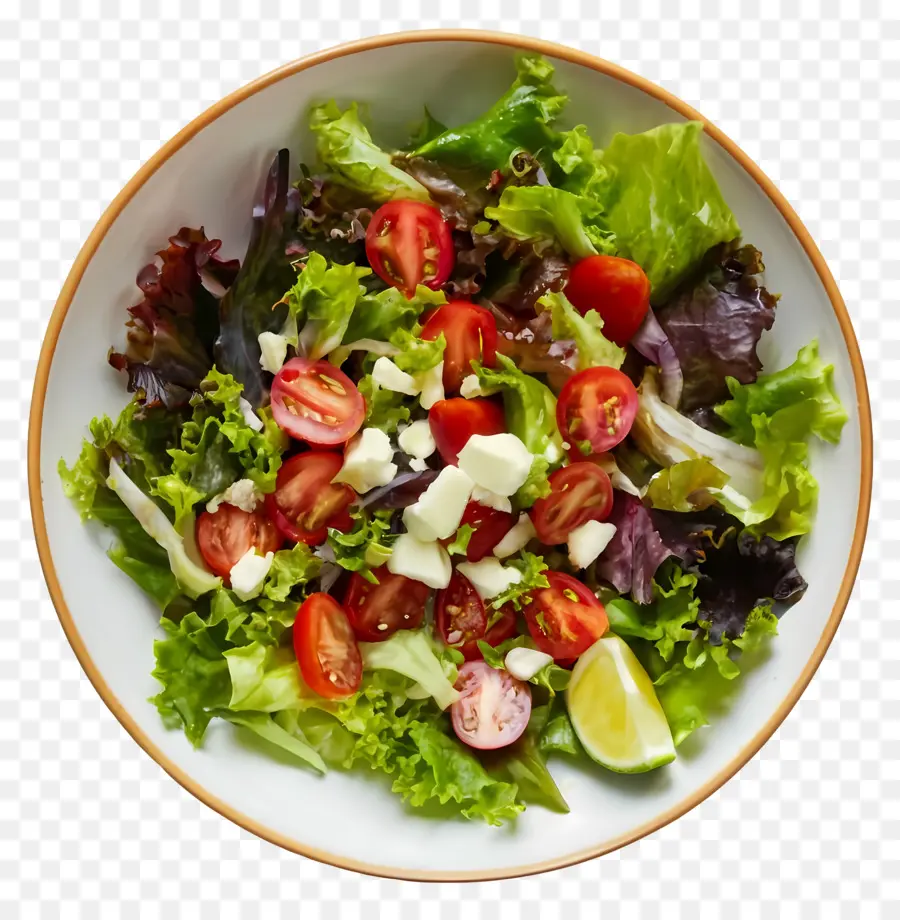 Ensalada Saludable，Ensalada De Verduras Mixtas PNG