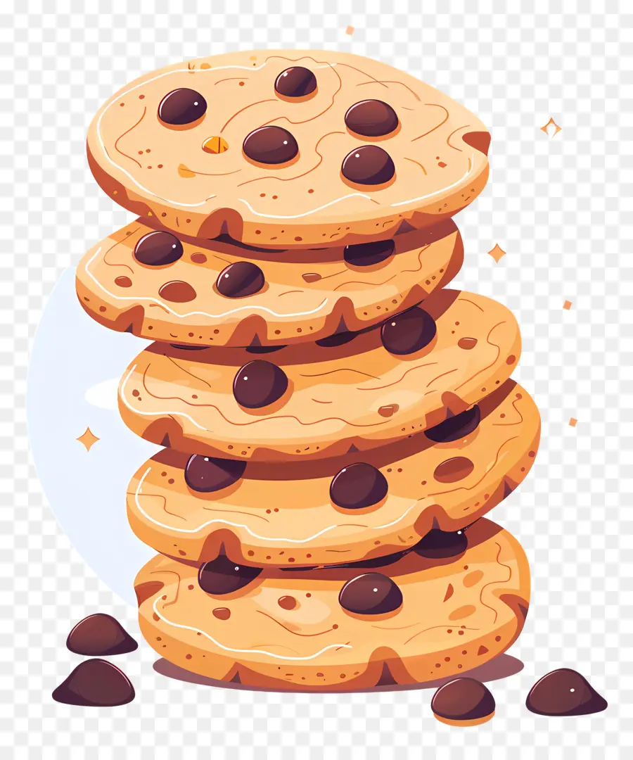 Galletas De Avena，Galletas Con Chispas De Chocolate PNG