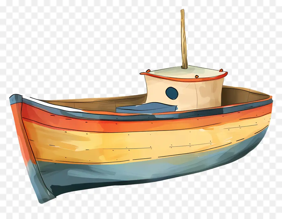 Barco，Pequeña Embarcación De Madera PNG