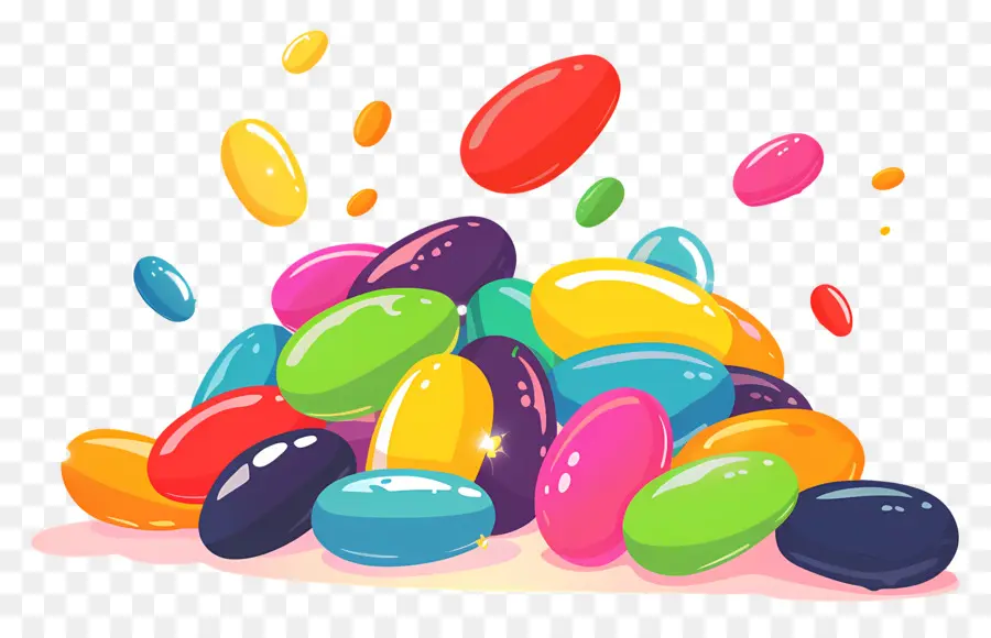 Jelly Beans，Dulces PNG