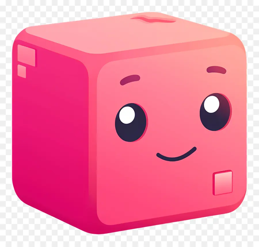 Lindo Cubo，Pequeño Cubo Rosa PNG