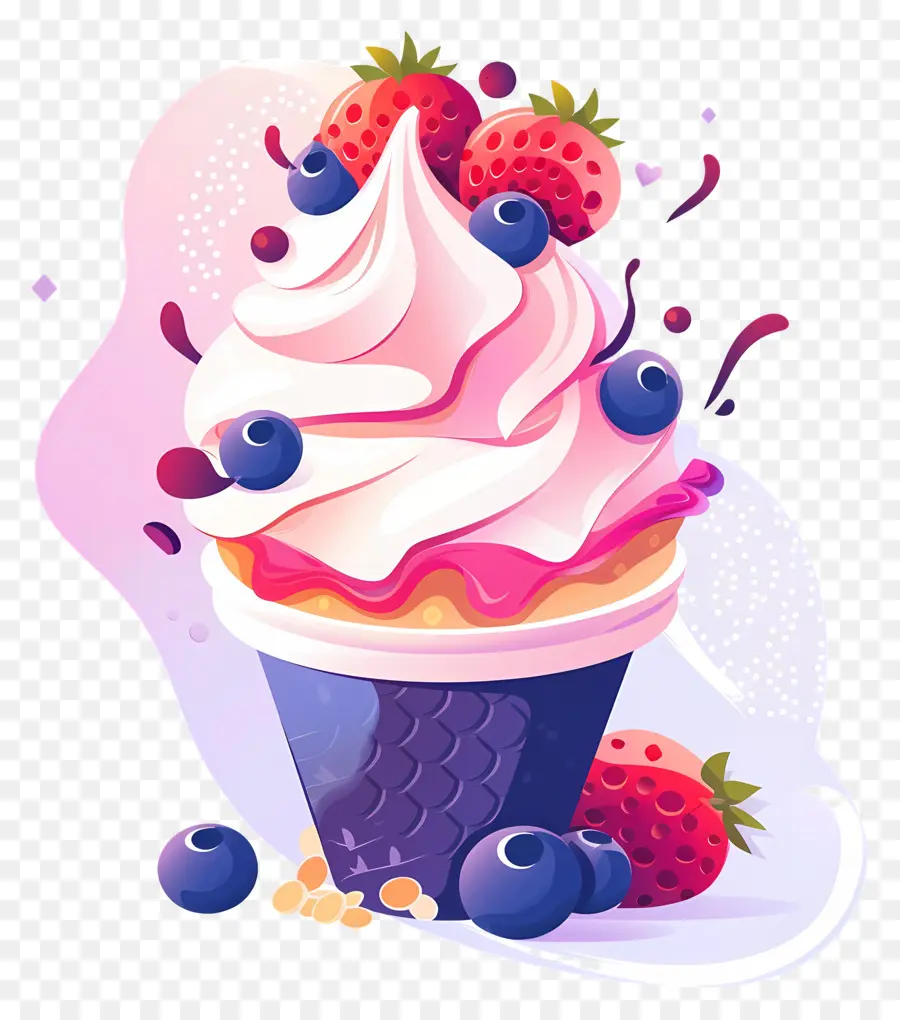 Helado De Yogur，Magdalena PNG