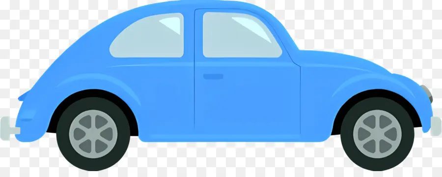 Dibujos Animados De Coches，Coche Azul PNG