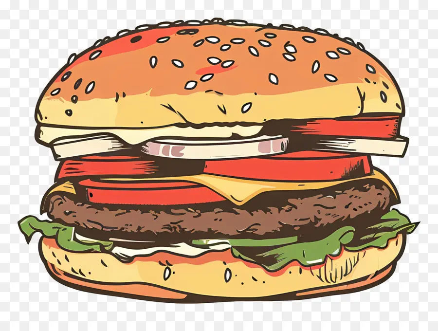 Hamburgo，Estilo Americano PNG