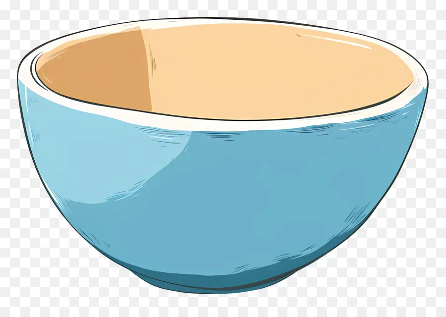 Tazón De Cereal，Tazón Azul Claro PNG