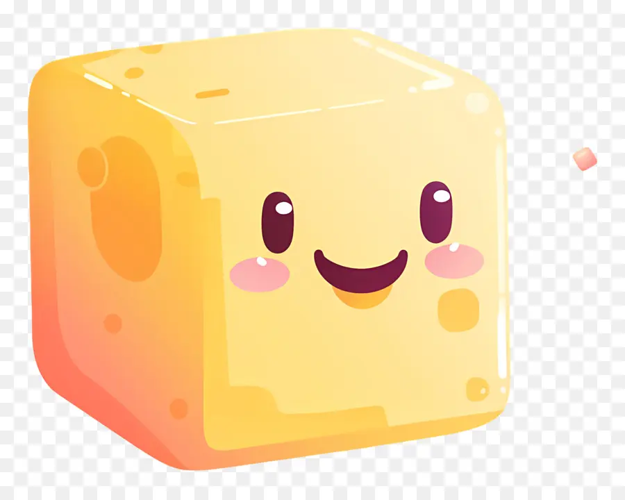 Lindo Cubo，Feliz Queso PNG