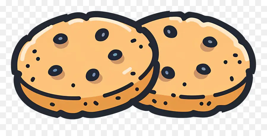 Galletas De Avena，Galletas Con Chispas De Chocolate PNG