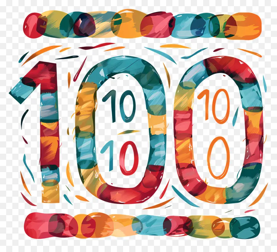 Número 100，Aniversario PNG