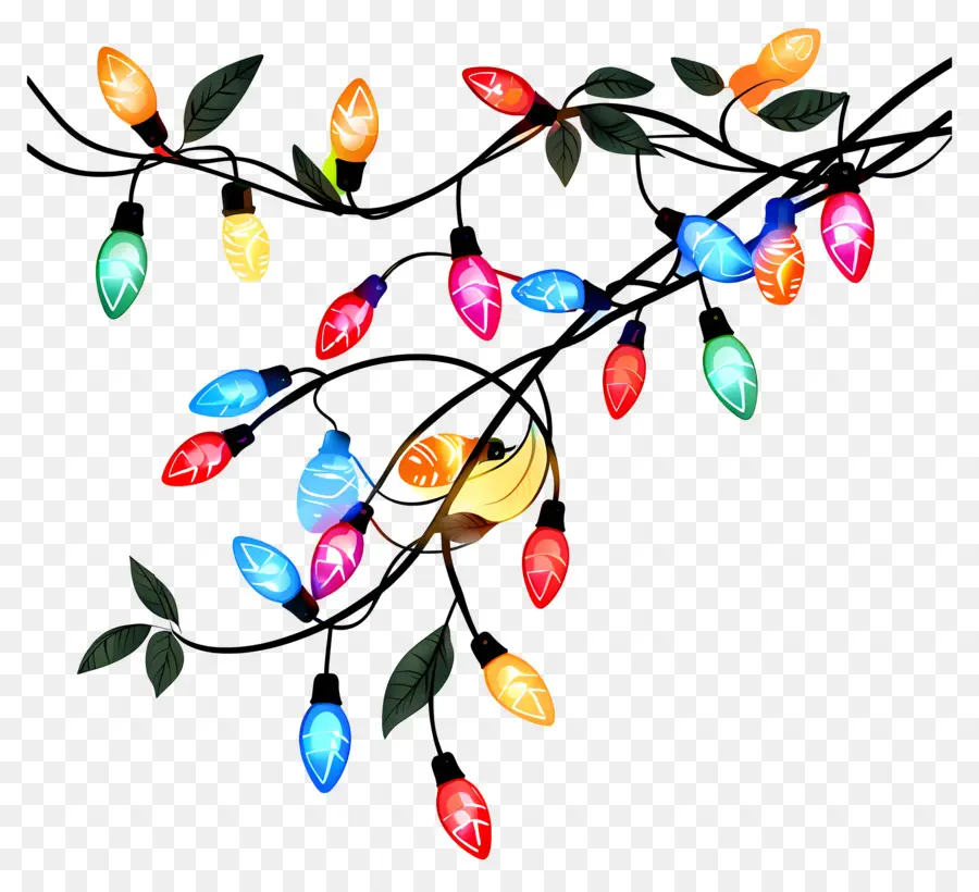 Luces De Navidad，Decoraciones De Navidad PNG