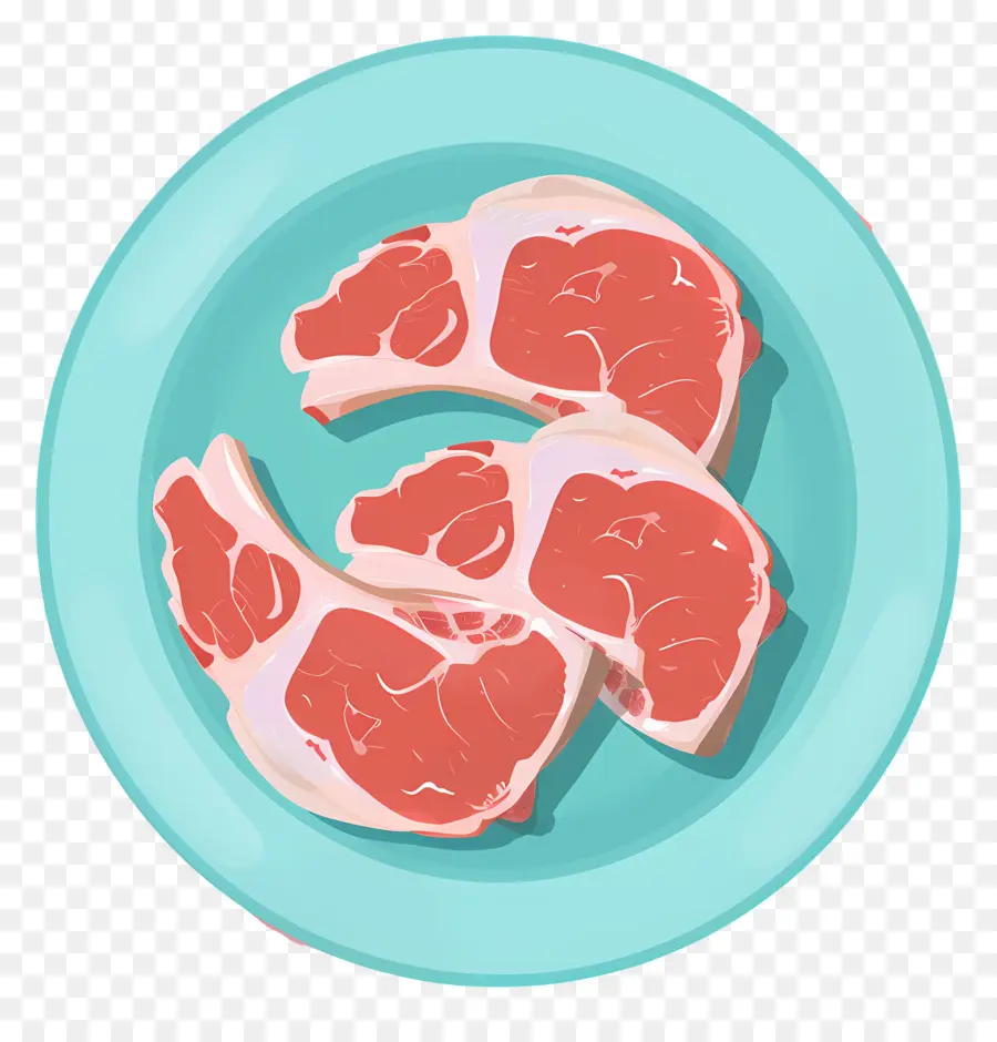 Chuletas De Cerdo，Carne De Res Cruda PNG