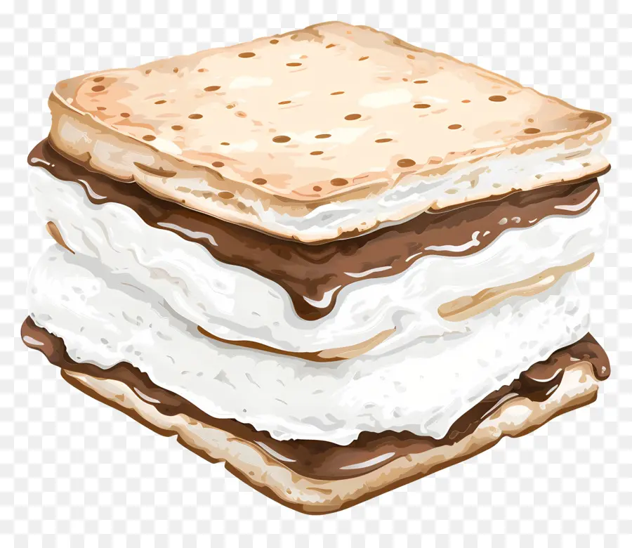 Sandwich De Helado，Sándwich De Helado Con Chispas De Chocolate PNG