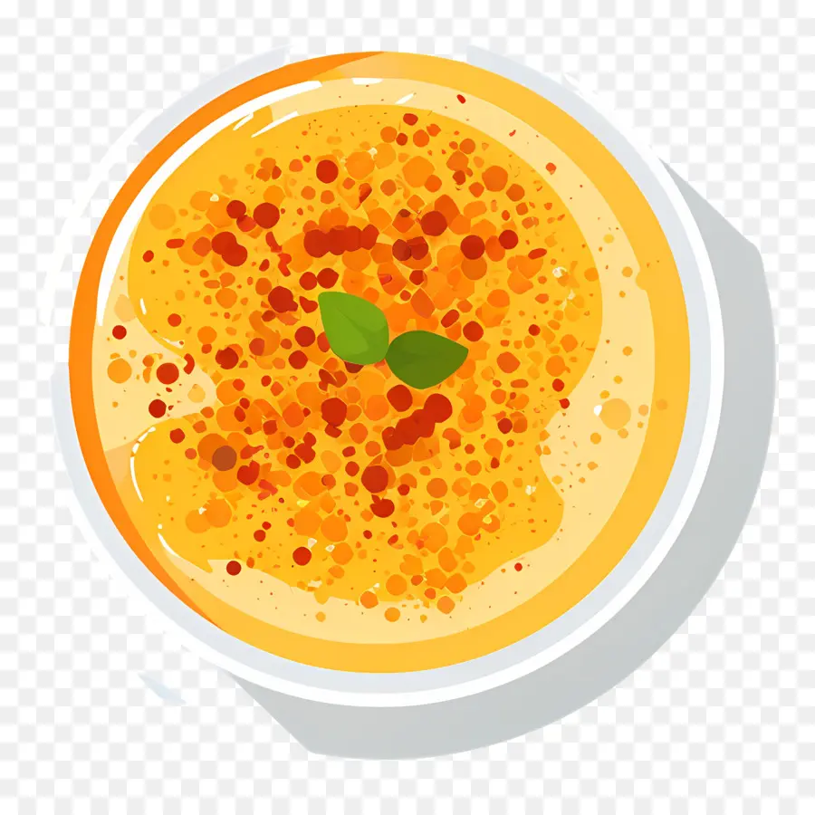 La Crème Brûlée，Sopa Picante PNG