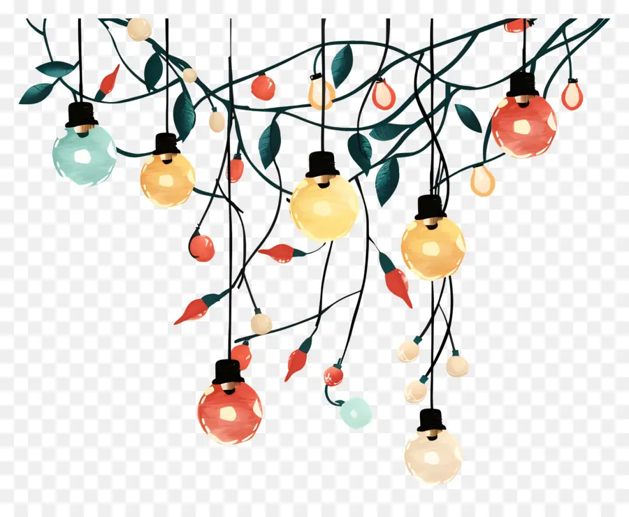 Luces De Navidad，Lightbulb PNG