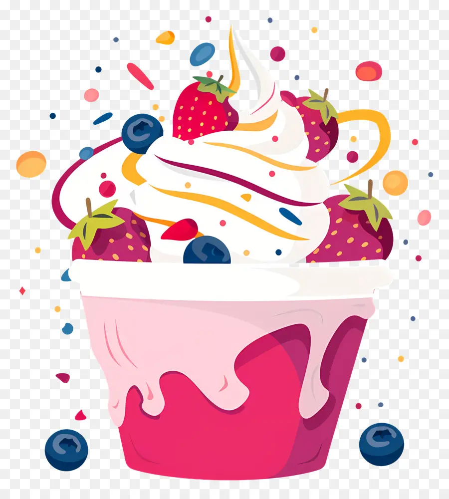 Helado De Yogur，Magdalena PNG