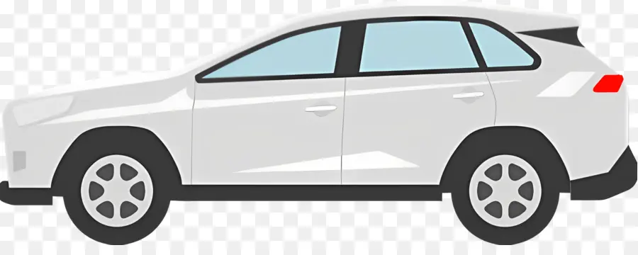 Dibujos Animados De Coches，Coche Blanco PNG