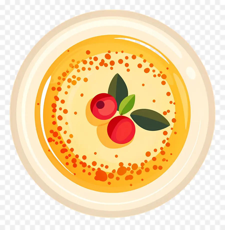 La Crème Brûlée，La Sopa De Champiñones PNG