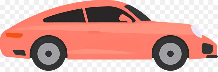 Dibujos Animados De Coches，Orange Coche PNG