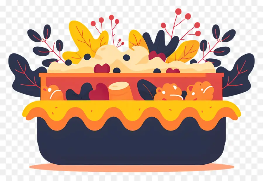 Relleno De Día De Acción De Gracias，Pastel PNG