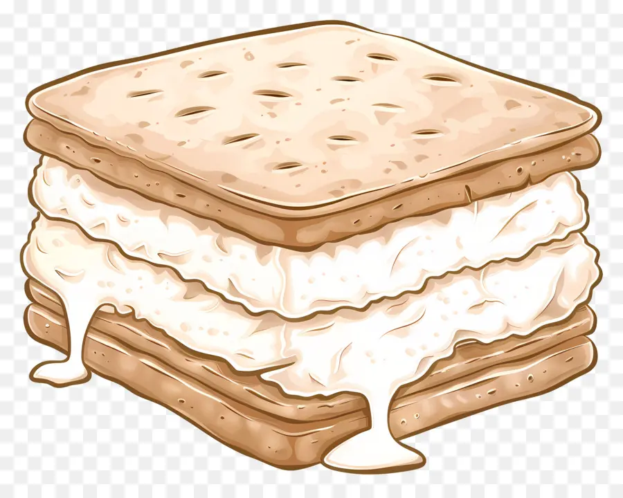 Sandwich De Helado，La Historieta PNG