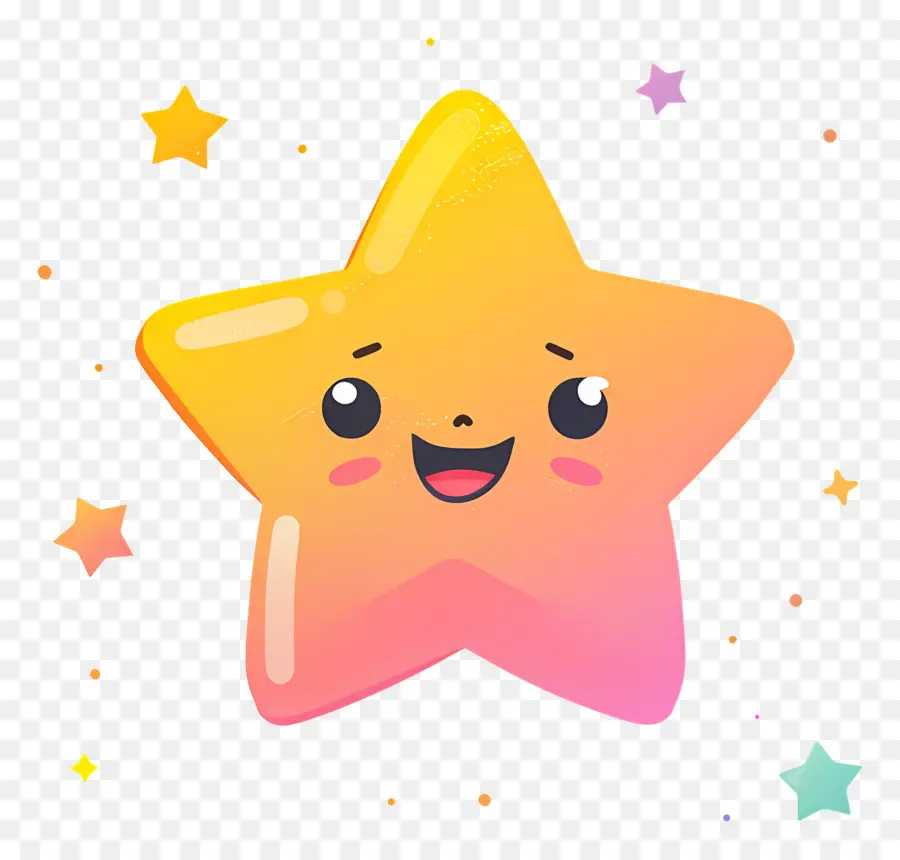 Linda Estrella，Sonriendo Estrellas PNG