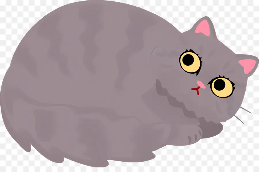 Gato De Dibujos Animados，Gato Gris PNG