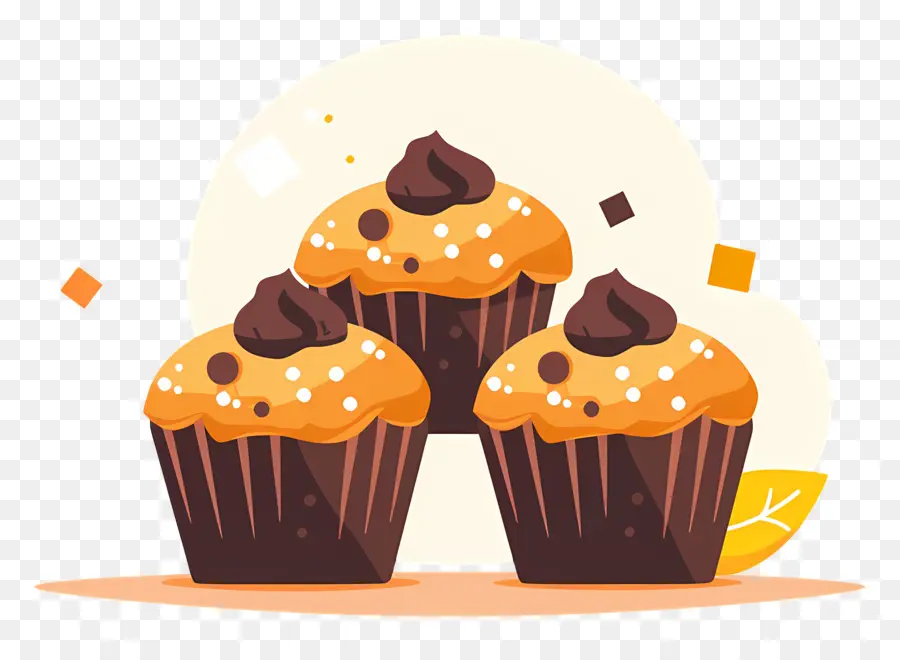 Panecillos，Cupcakes De Chocolate PNG