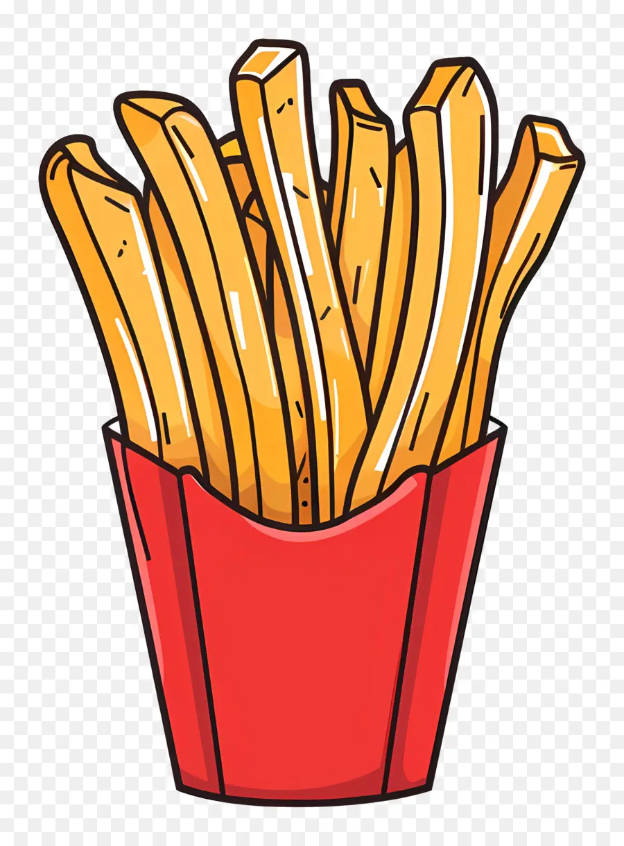 Las Papas Fritas，Comida Rápida PNG