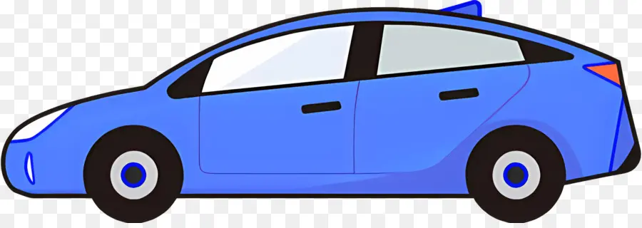 Dibujos Animados De Coches，La Luz Azul Del Coche PNG