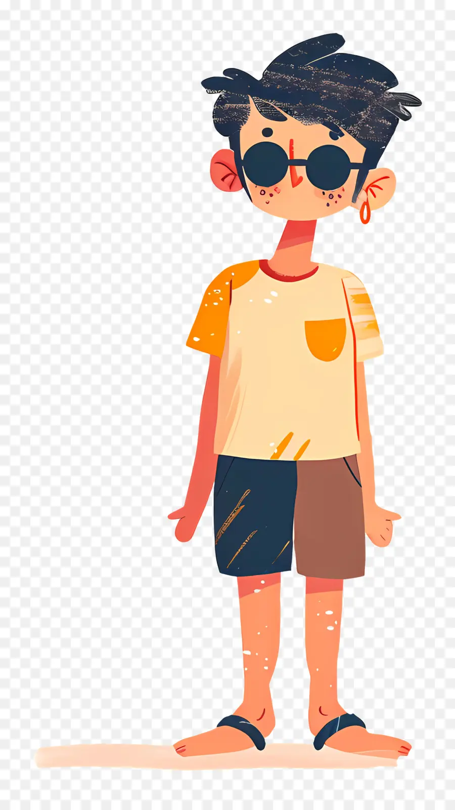 Verano Kid，Gafas De Sol PNG